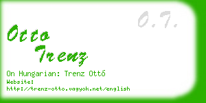 otto trenz business card